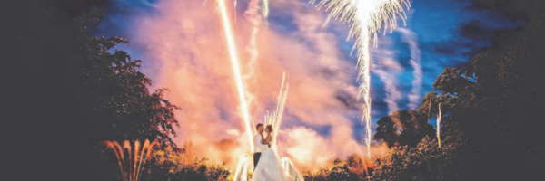 Wedding fireworks